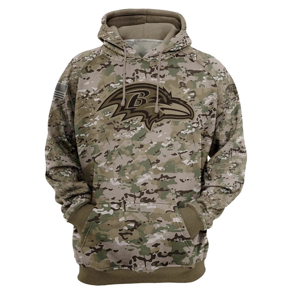 Baltimore Ravens Hoodie Army Graphic Sweatshirt Pullover 271221