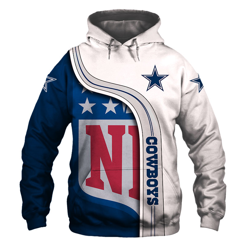 Dallas Cowboys 3D Hoodie Pullover Sweatshirt 7122