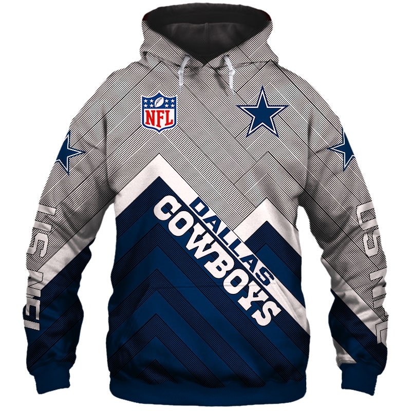 Dallas Cowboys Hoodie 3D cheap Long Sweatshirt Pullover 7122