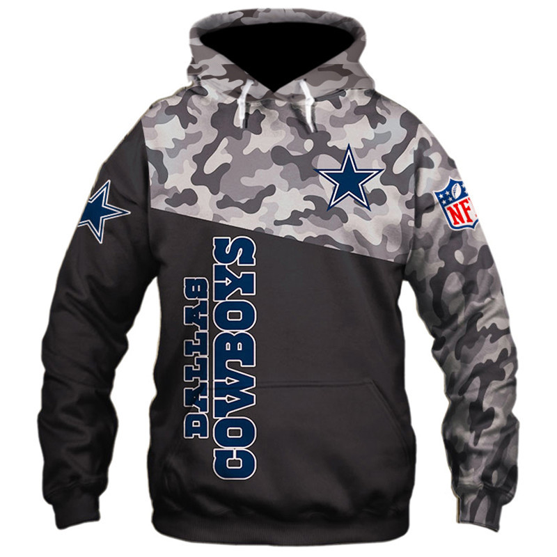 Dallas Cowboys Military Hoodies 3D 7122