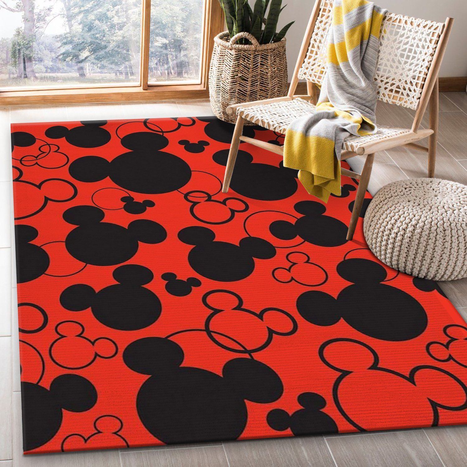 MICKEY MOUSE HIGH DEFINITION DISNEY AREA RUG KITCHEN RUG FAMILY GIFT US DECOR 180222