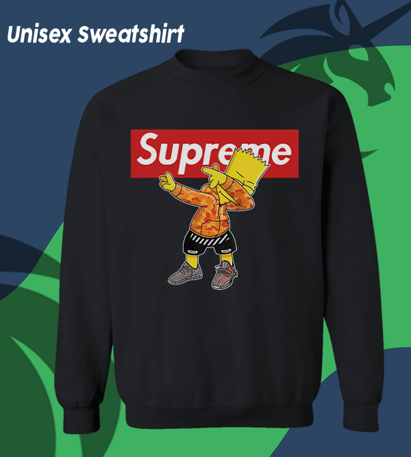 Bart Simpson Dabbing Supreme Unisex T-shirt