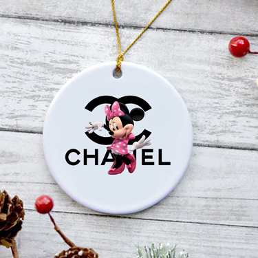 Chanel Minnie Mouse Ceramic Ornaments