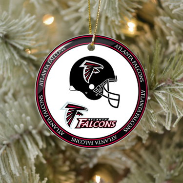 NFL Atlanta Falcons Christmas Ceramic Ornaments
