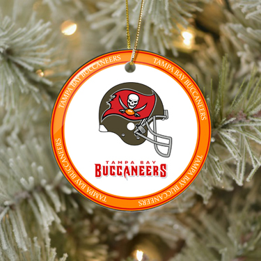 NFL Tampa Bay Buccaneers Christmas Ceramic Ornaments
