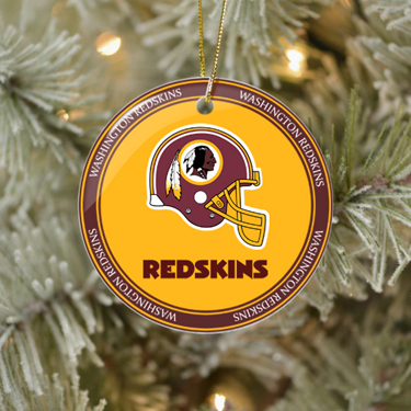 NFL Washington Redskins Christmas Ceramic Ornaments