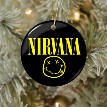 Nirvana Smiley Logo Ceramic Ornaments