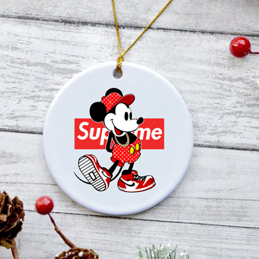 Supreme Mickey Disney Ceramic Ornaments