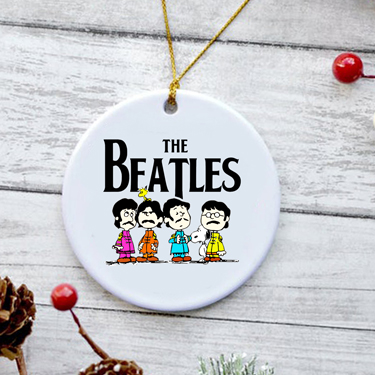 The Beatles And Snoopy Ceramic Ornaments