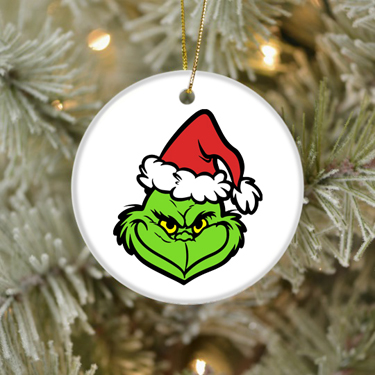 The Grinch Christmas Ceramic Ornaments